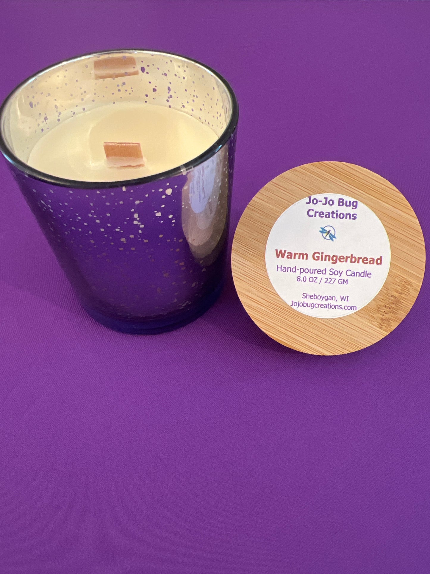 Warm Gingerbread 8oz Candle