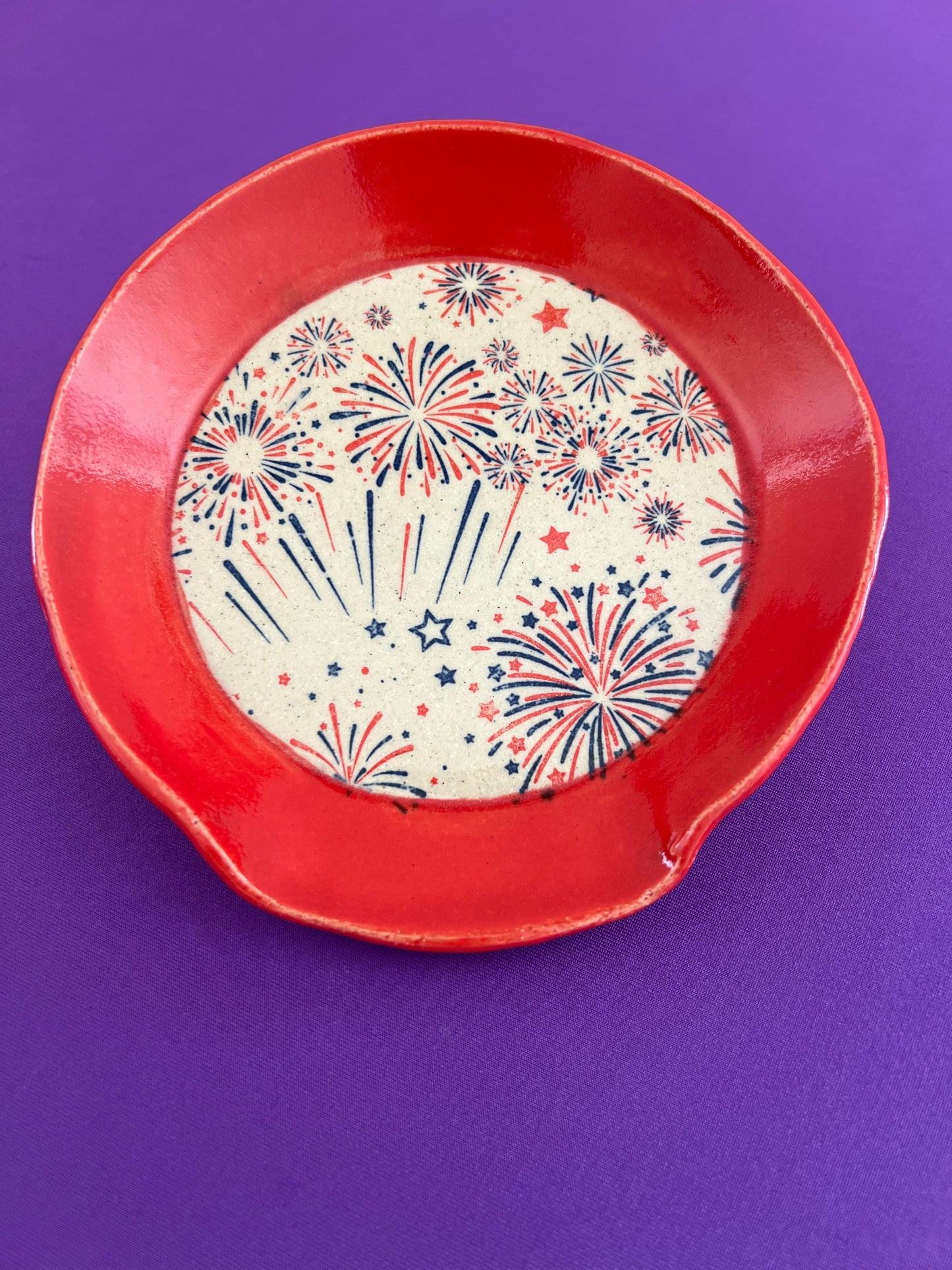 Fireworks Spoon Rest