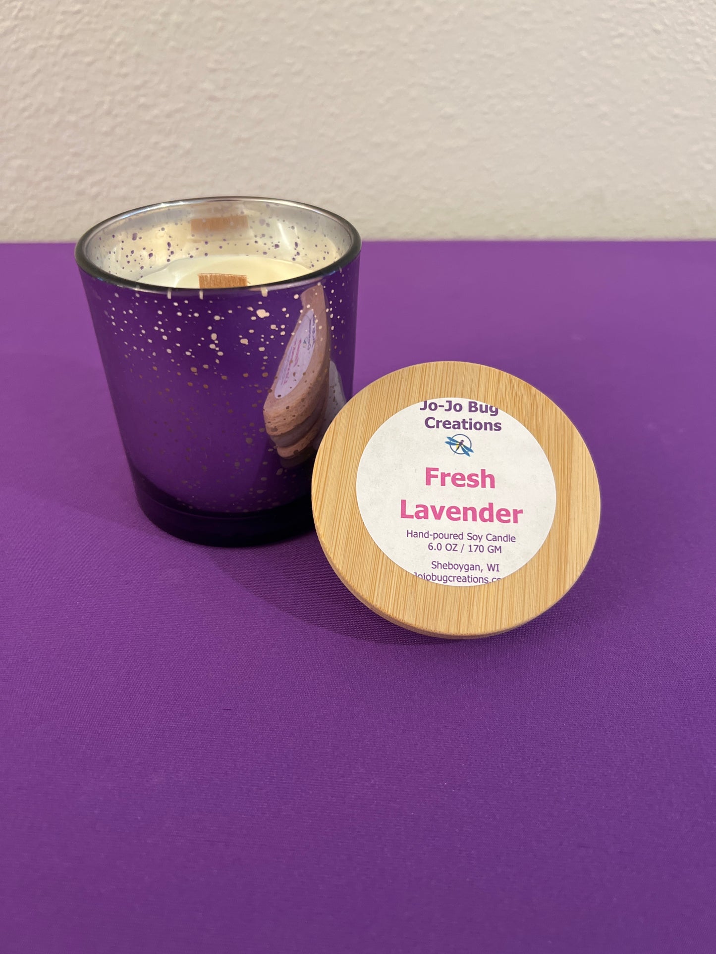 Fresh Lavender 6oz Candle