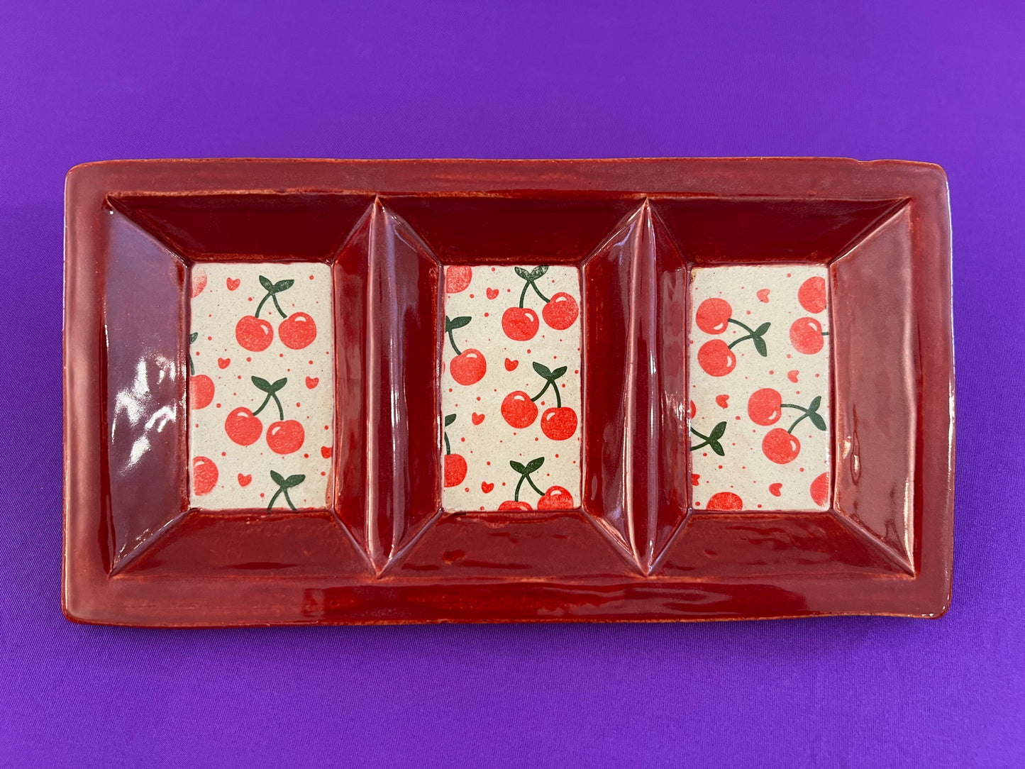 Triple Cherry Tray