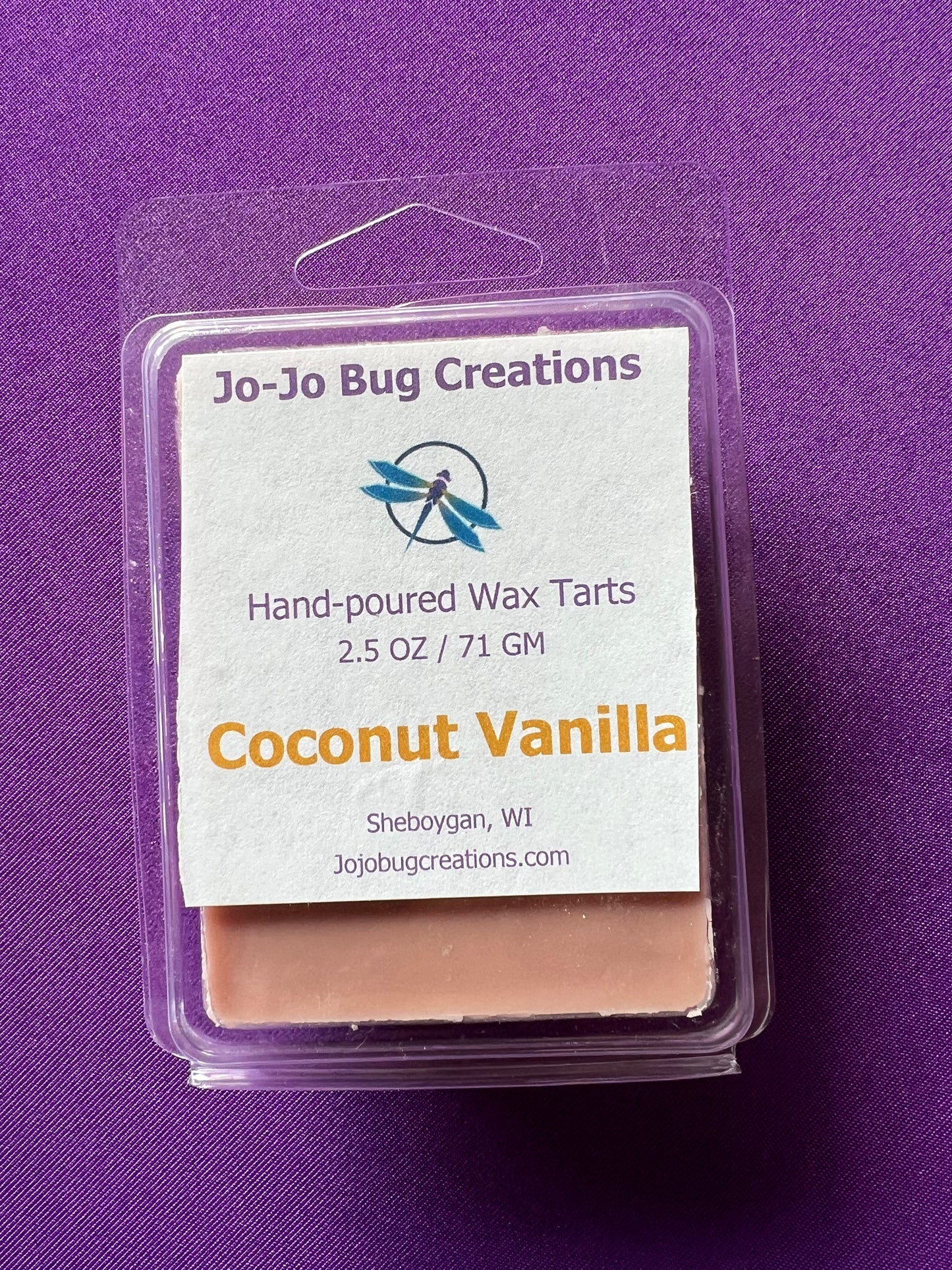 Coconut Vanilla Wax Tarts