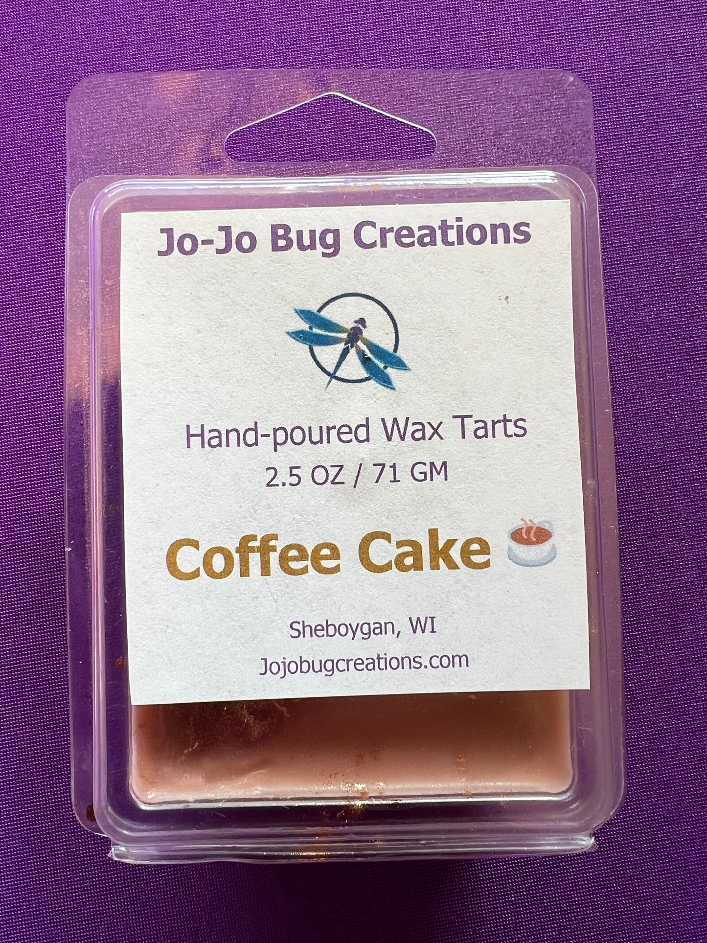 Coffee Cake Wax Tarts