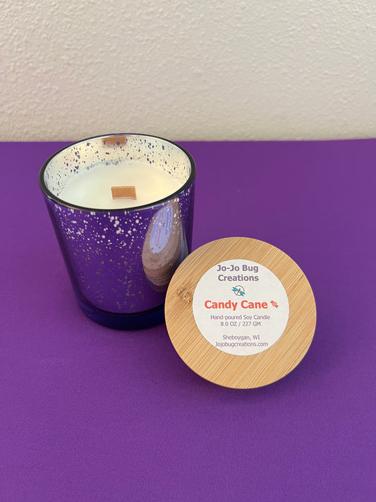 Candy Cane 8oz Candle