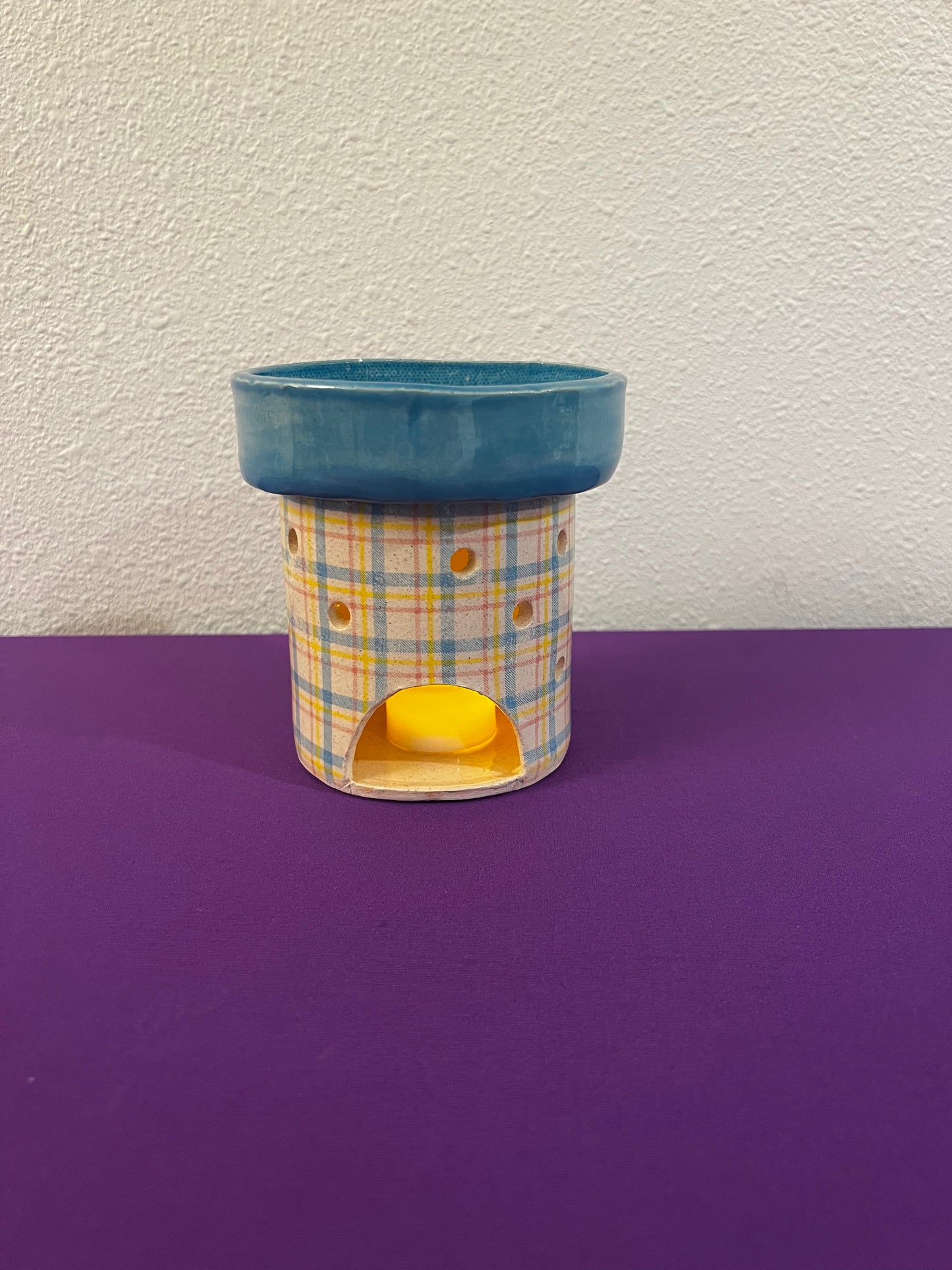 Spring Plaid Wax Warmer