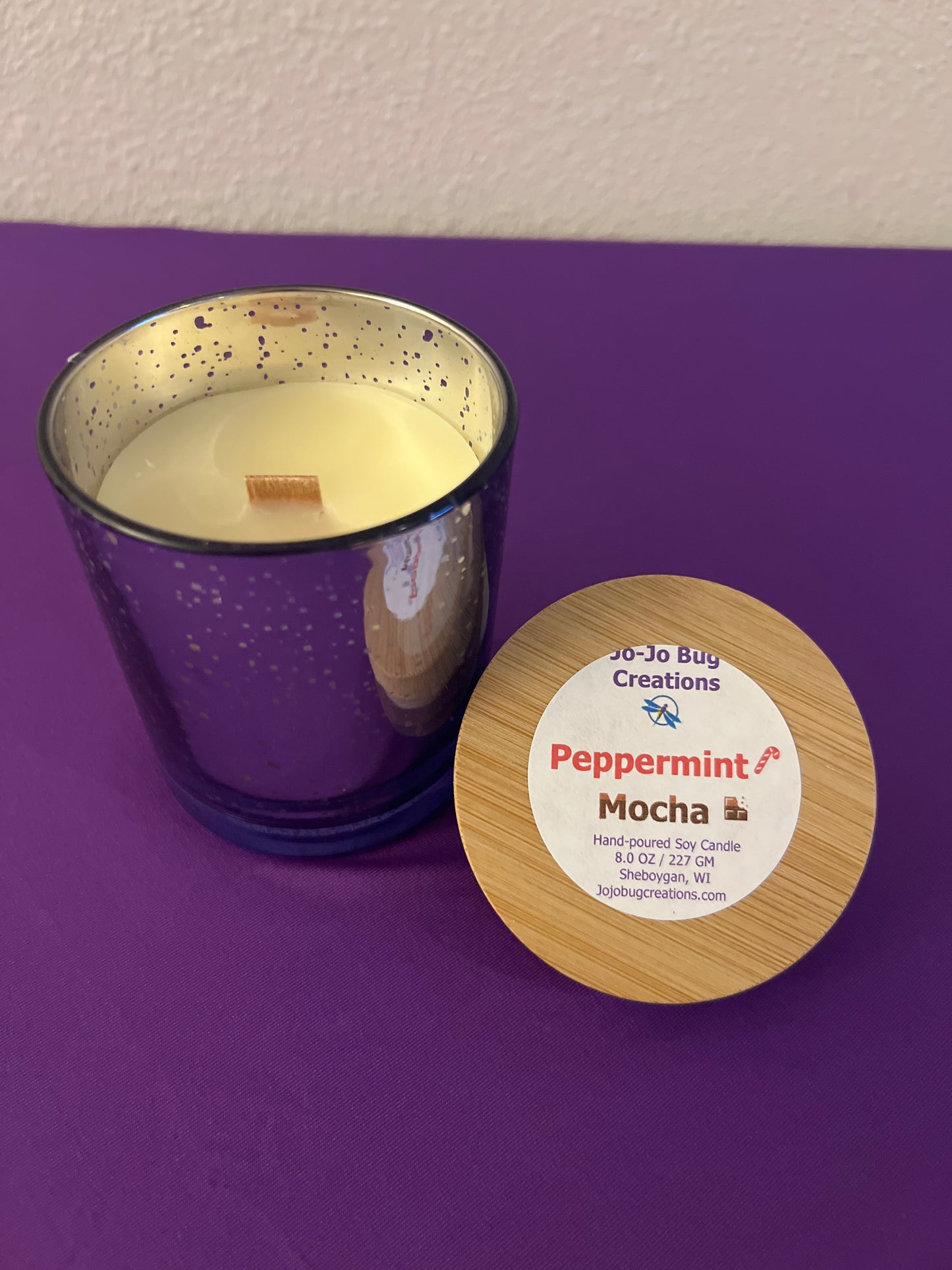 Peppermint Mocha 8oz Candle