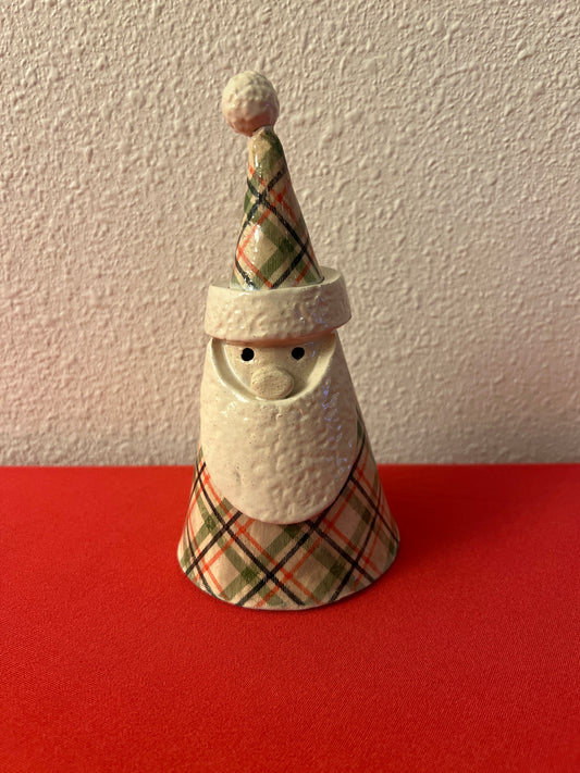 Holiday Plaid Santa