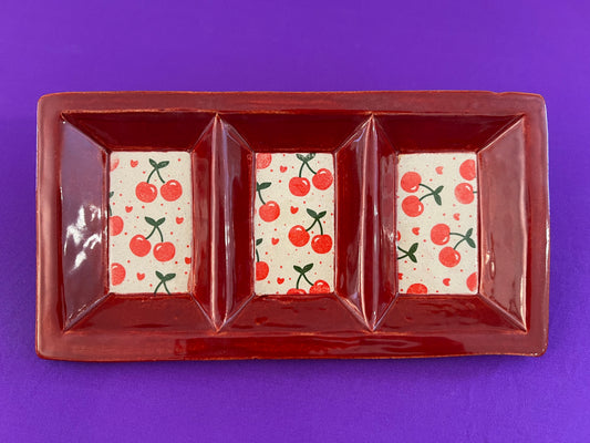 Triple Cherry Tray