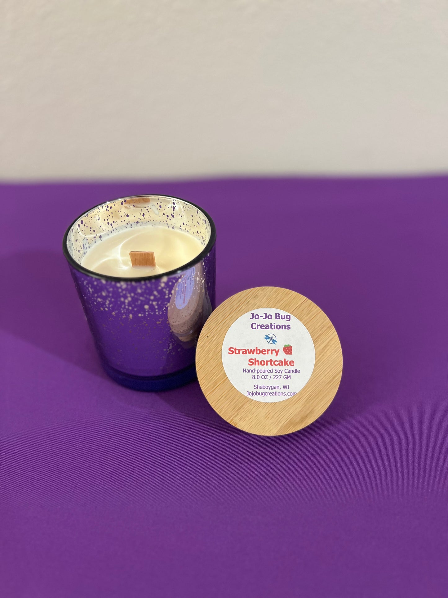 Strawberry Shortcake 8oz Candle