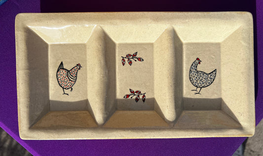 Triple Chicken Tray