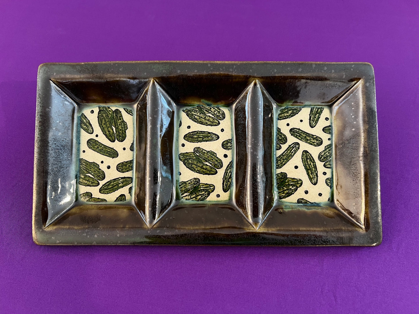 Triple Pickle Tray