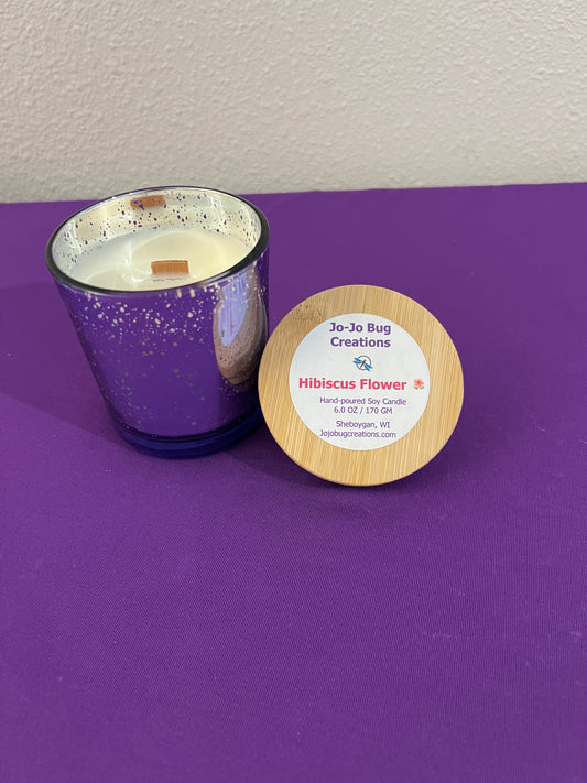 Hibiscus Flower 6oz Candle